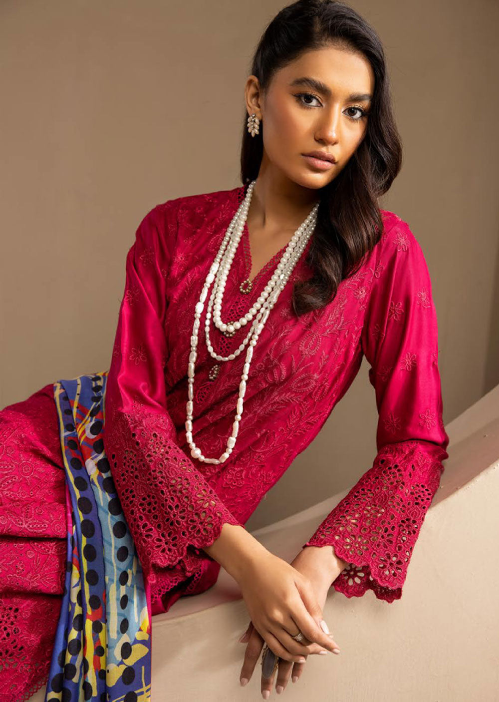 INR-02 - Readymade - Inara Chickenkari Collection 2023 - Memsaab Online