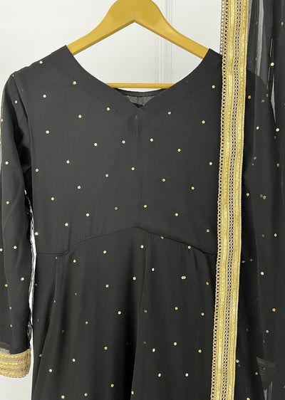 SRB1301 - Nayaab - Black - Sehrish.B Designer - Memsaab Online