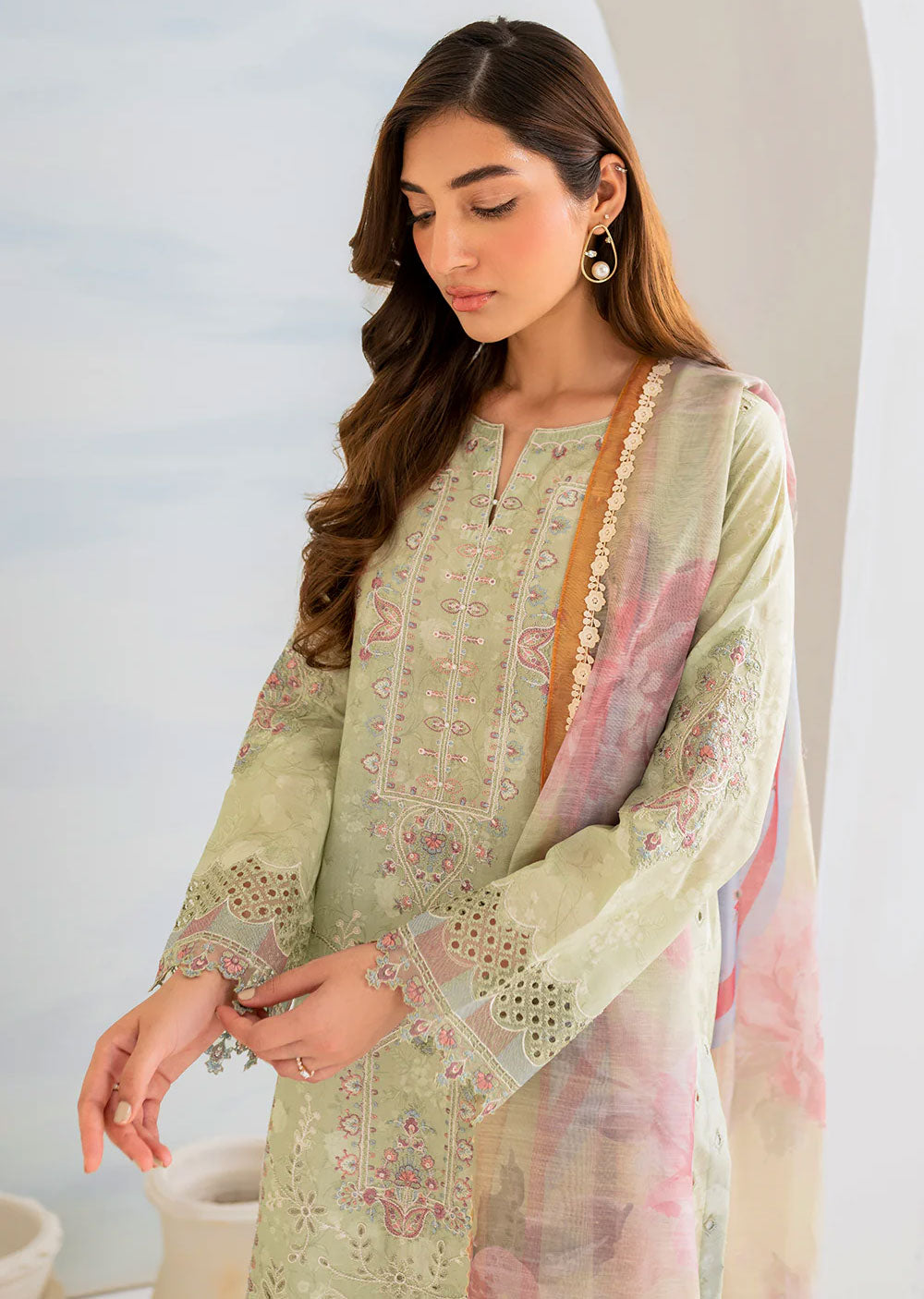 IGL-02 - Unstitched - Guzel Lawn Collection by Iznik 2024 - Memsaab Online