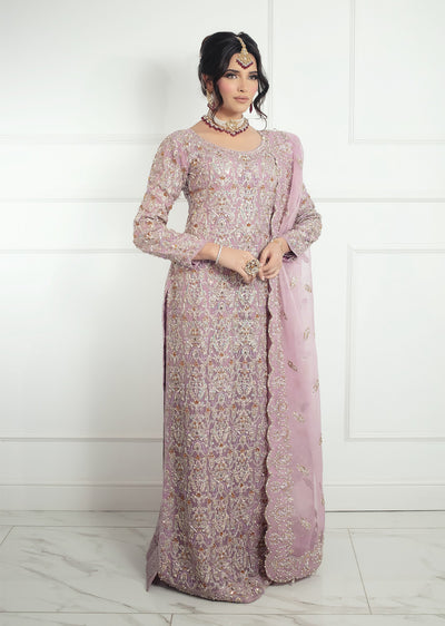 SRB1313 - Sarika - Lilac - Sehrish.B Designer - Memsaab Online