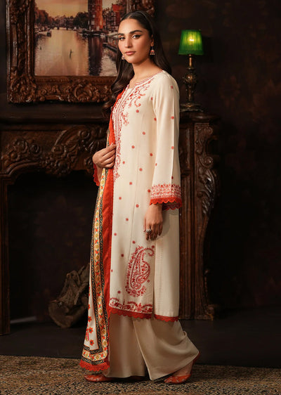 PSH-16348 - Readymade Shaposh Karandi Linen Suit 2025 - Memsaab Online