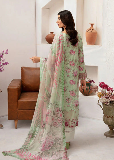 N-702 - Unstitched - Rangrez by Ramsha Luxury Lawn Vol 07 - Memsaab Online