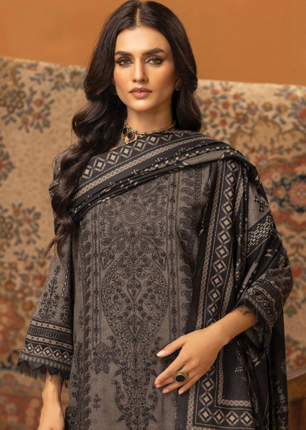 JH-187 - Unstitched - Roop Collection by Johra 2024 - Memsaab Online