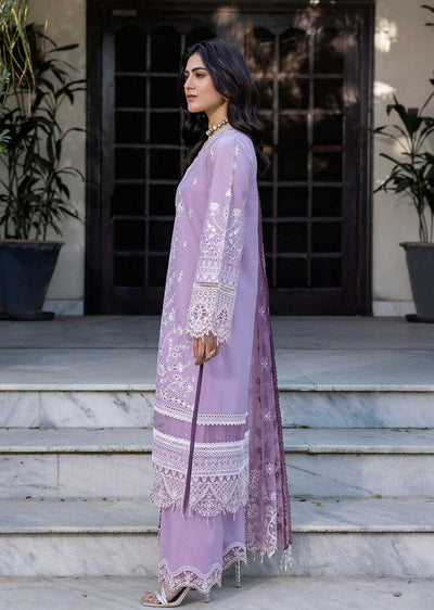 FSH-02-R - Lilac Florine - Readymade - Bahaar Embroidered Lawn Suit 2024 - Memsaab Online