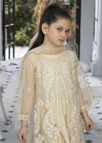 ALYZ-07 - Offwhite - Readymade Kids Winter Suit by Ally's 2025 - Memsaab Online