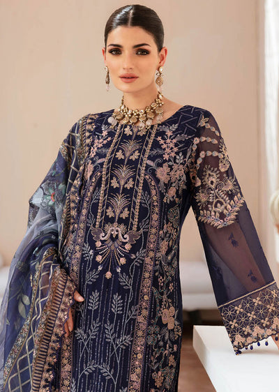 T-202 - Unstitched - Ramsha Dastan Collection Vol 2 2024 - Memsaab Online