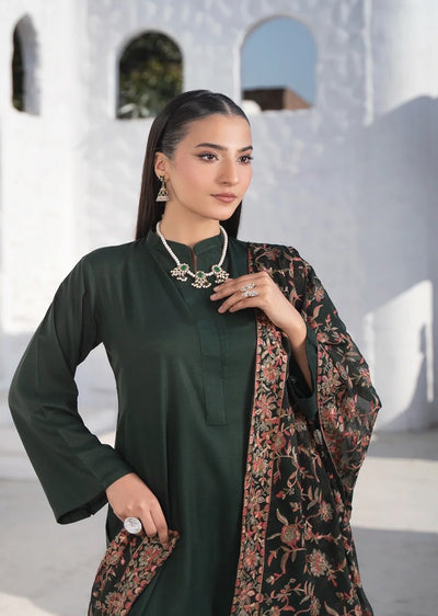 RNDH-02 - Green - Readymade - Rania.H Linen Collection 2025 - Memsaab Online