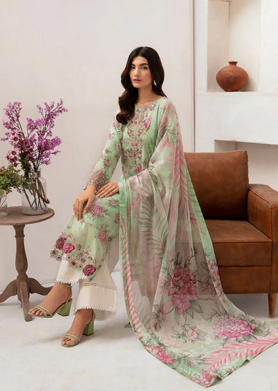 N-702 - Unstitched - Rangrez by Ramsha Luxury Lawn Vol 07 - Memsaab Online