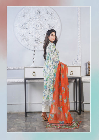 MNRD-02-R - Readymade - Munira Summer Lawn Collection 2024 - Memsaab Online