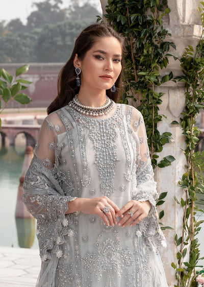 Abshar - Meeral Readymade Organza Suit - Memsaab Online