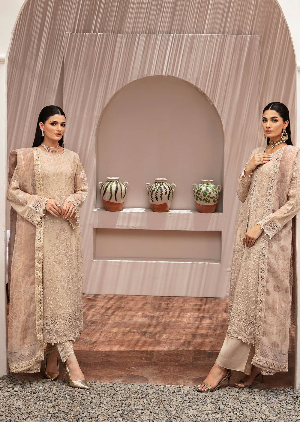 K-202-R - READYMADE - Ramsha Kashish Weightless Chiffon Vol 2 2024 - Memsaab Online