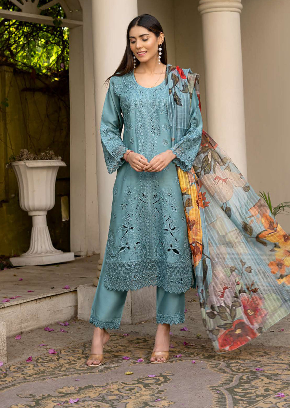 RGZ7101 - RANGZ ChickenKari Mother and Daughter Suit - Memsaab Online