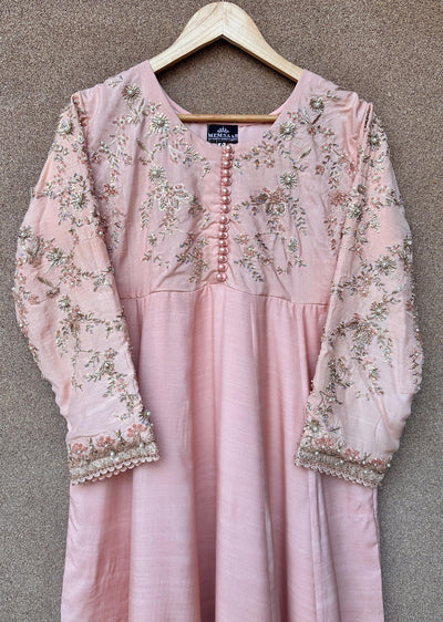 SRB1318 - Pink - Readymade - Sehrish.B Designer - Memsaab Online