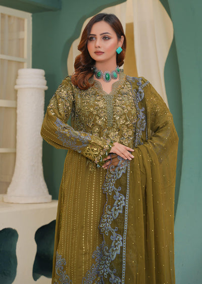 SAJN-02 Readymade - Sajni Organza Net Collection 2025 - Memsaab Online
