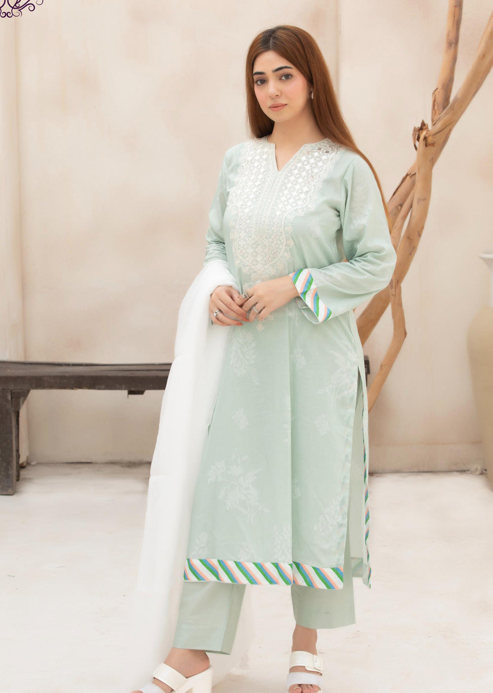 HSS-365- Readymade Heeras Suit - Memsaab Online