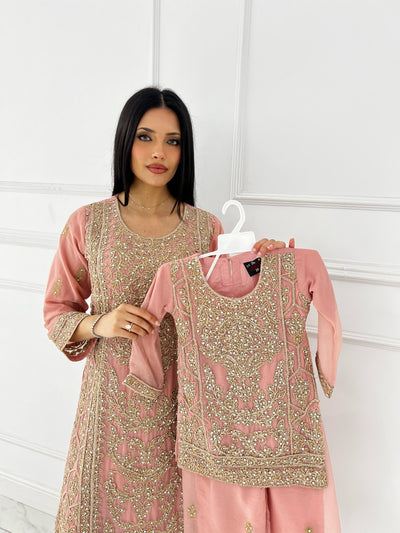 Shaz1844 - Readymade - Chiffon - Mummy n Me Outfit - Memsaab Online