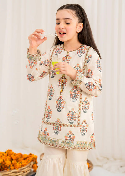 Hooriya - Readymade Kids Suit by Garnet 2024 - Memsaab Online