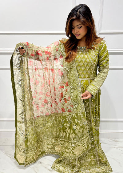 SJN3133 Mali - Readymade Chiffon Suit - Memsaab Online