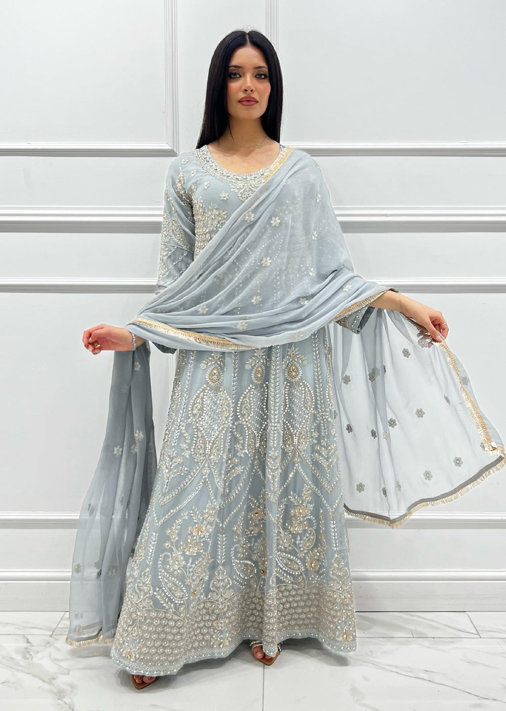 Shaz1835 - Readymade - Chiffon - Mummy n Me Outfit - Memsaab Online