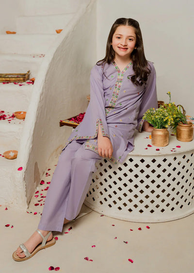 Miss Bloom - Readymade Kids Suit by Garnet 2024 - Memsaab Online