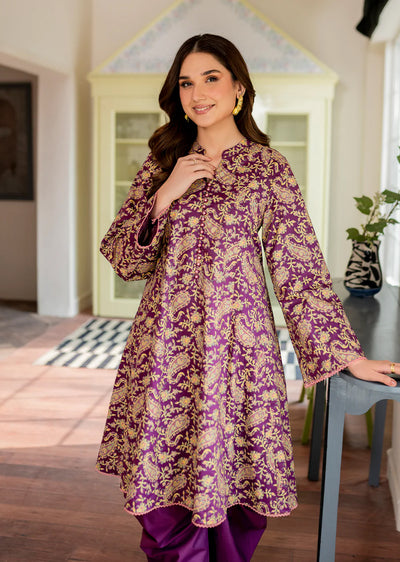 ELARA- Readymade 3 Piece Cotton Suit - Memsaab Online