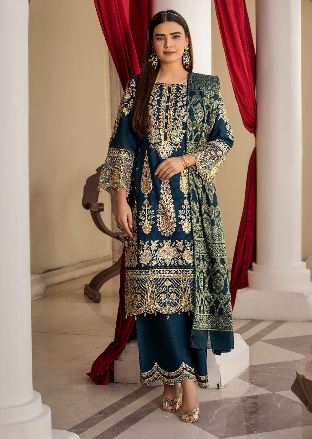 HSS-131 - Readymade Heeras Suit - Memsaab Online