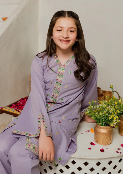 Miss Bloom - Readymade Kids Suit by Garnet 2024 - Memsaab Online