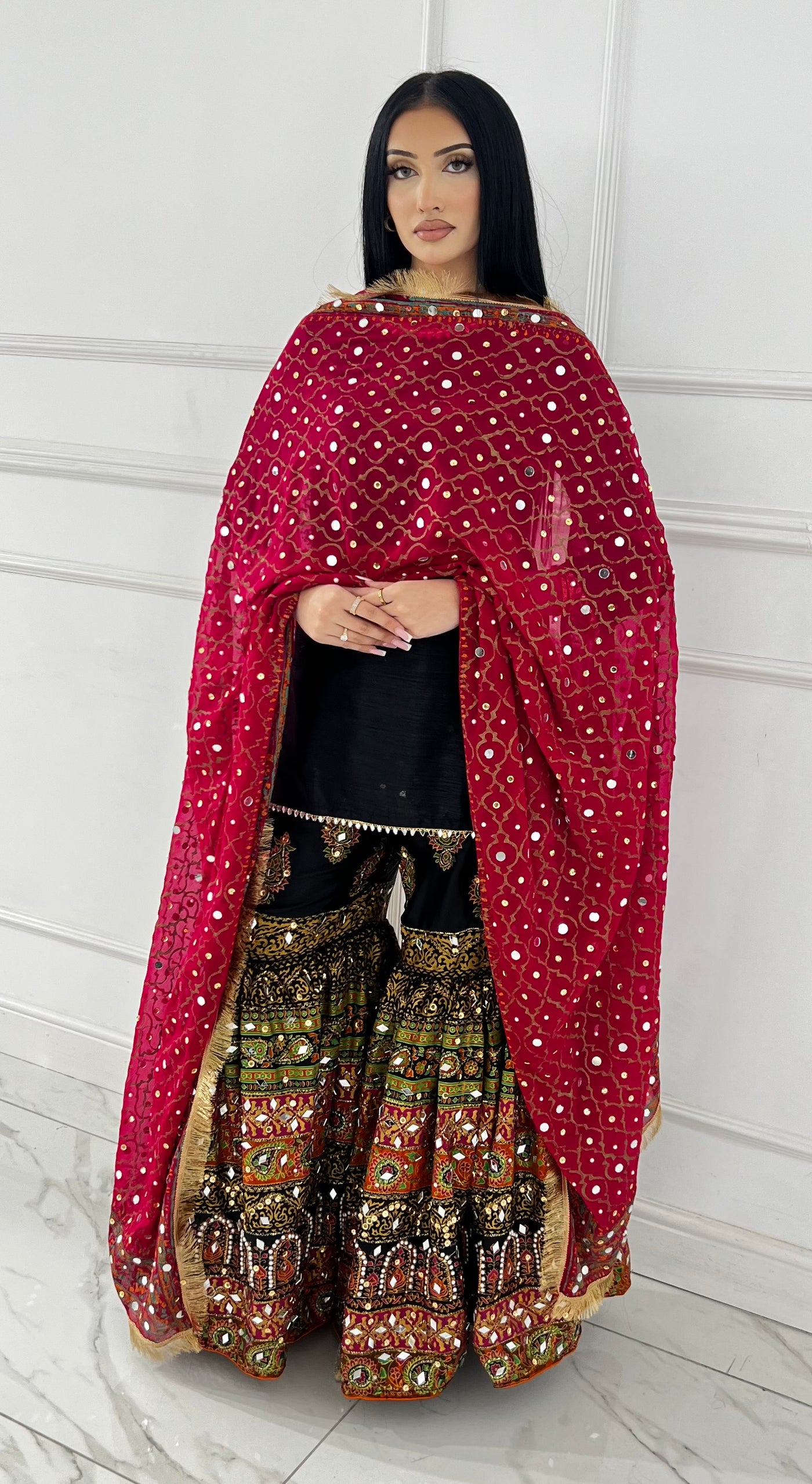SRB9961 - SABA - Sehrish.B Designer Mendhi Suit - Memsaab Online