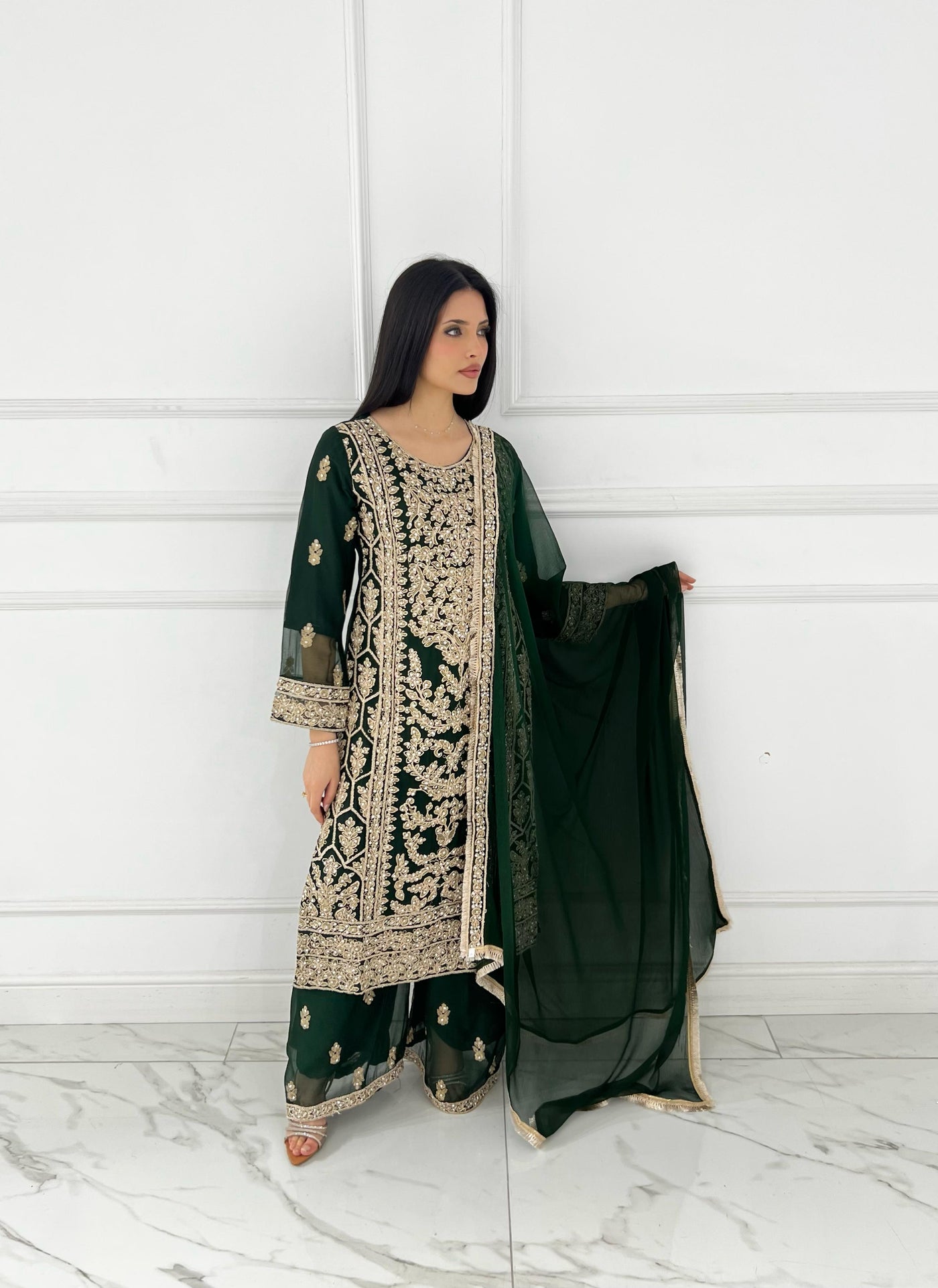 Shaz1844 - Readymade - Chiffon - Mummy n Me Outfit - Memsaab Online