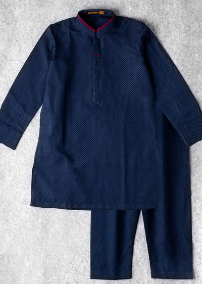 SPL1006 Readymade Blue Boys Kurta Pajama - Memsaab Online