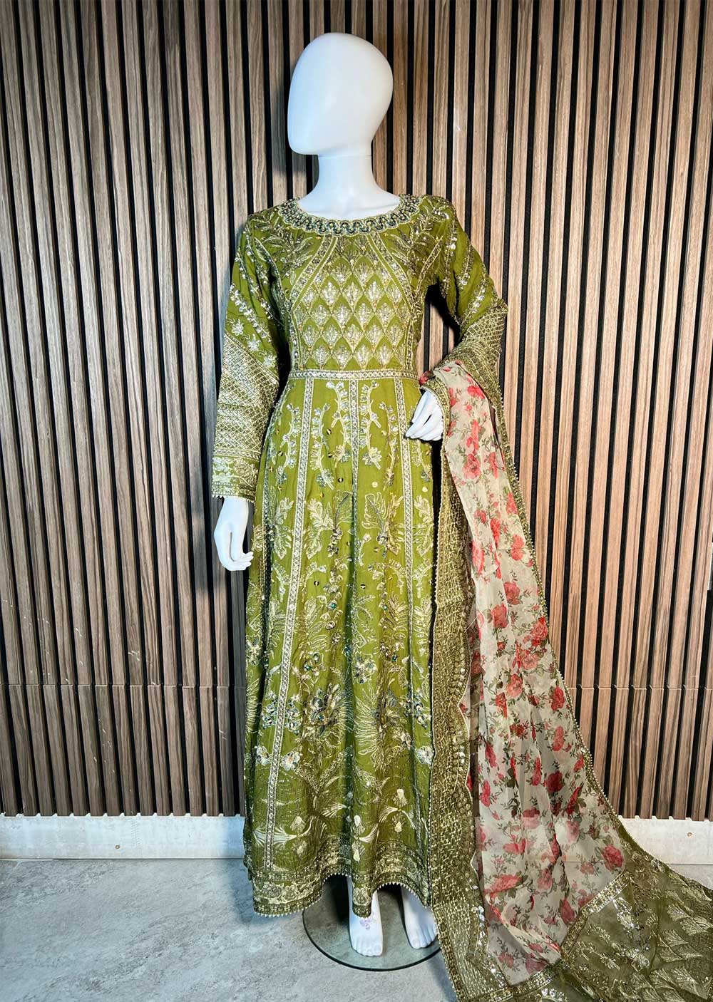 SJN3133 Mali - Readymade Chiffon Suit - Memsaab Online