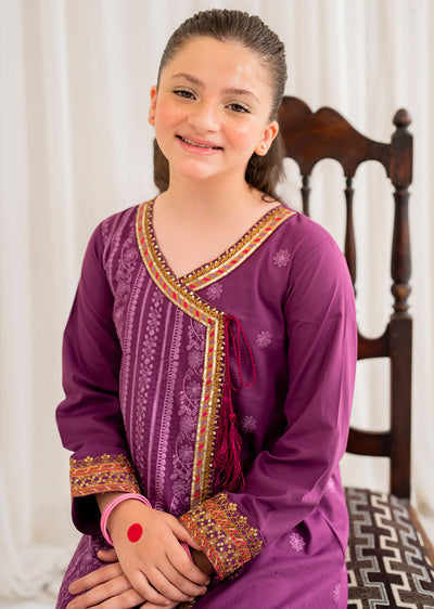 Zarine - Readymade Kids Suit by Garnet 2024 - Memsaab Online