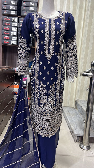 Shaz1903 - Readymade Chiffon Suit - Memsaab Online