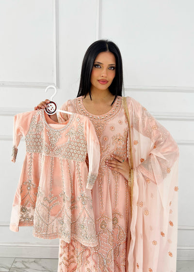 Shaz1835 - Readymade - Chiffon - Mummy n Me Outfit - Memsaab Online