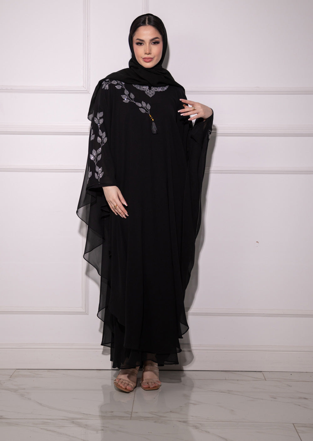 ZFR-2526 - Zafar Ladies Fancy Abaya - Memsaab Online