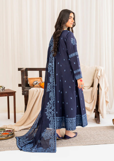 ANIKA- Readymade 3 Piece Cotton Suit - Memsaab Online