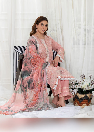 HSS-191 - Readymade - Motif Royalty Embroidered suit by Heeras - Memsaab Online