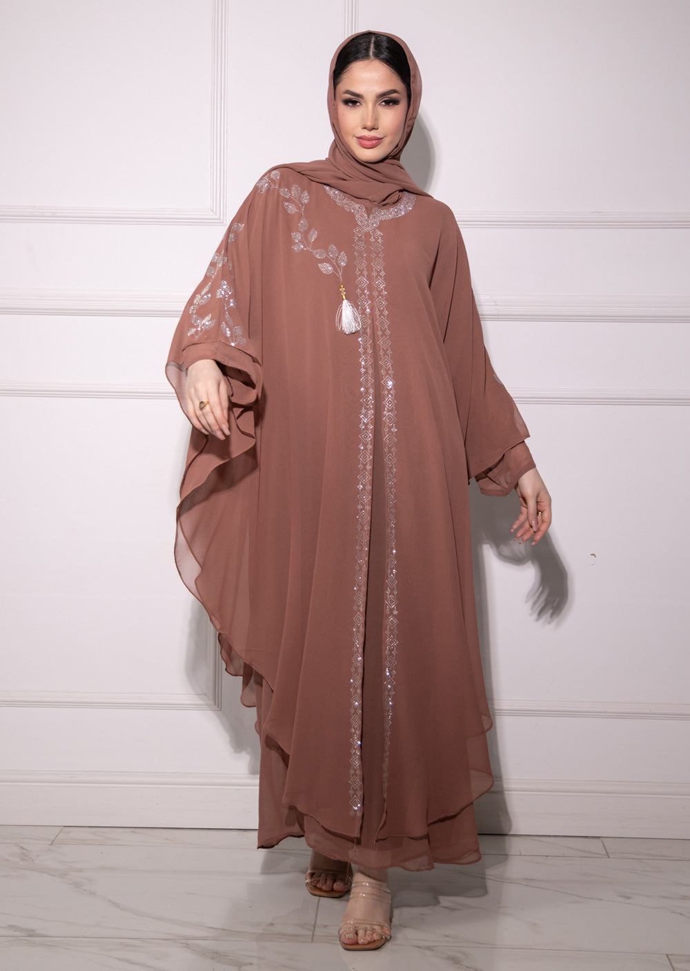 ZFR-2527 - Zafar Ladies Fancy Abaya - Memsaab Online