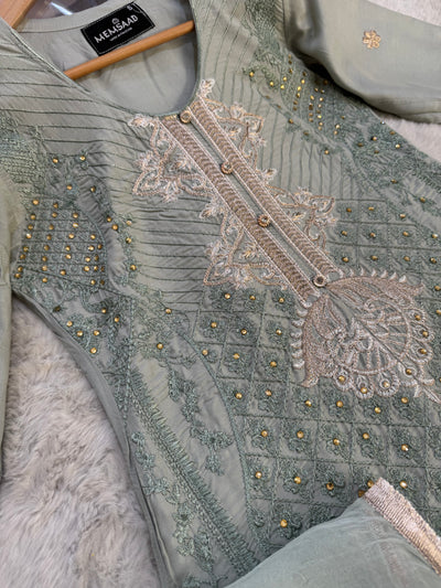 HK134 - Mint - Readymade Linen Outfit