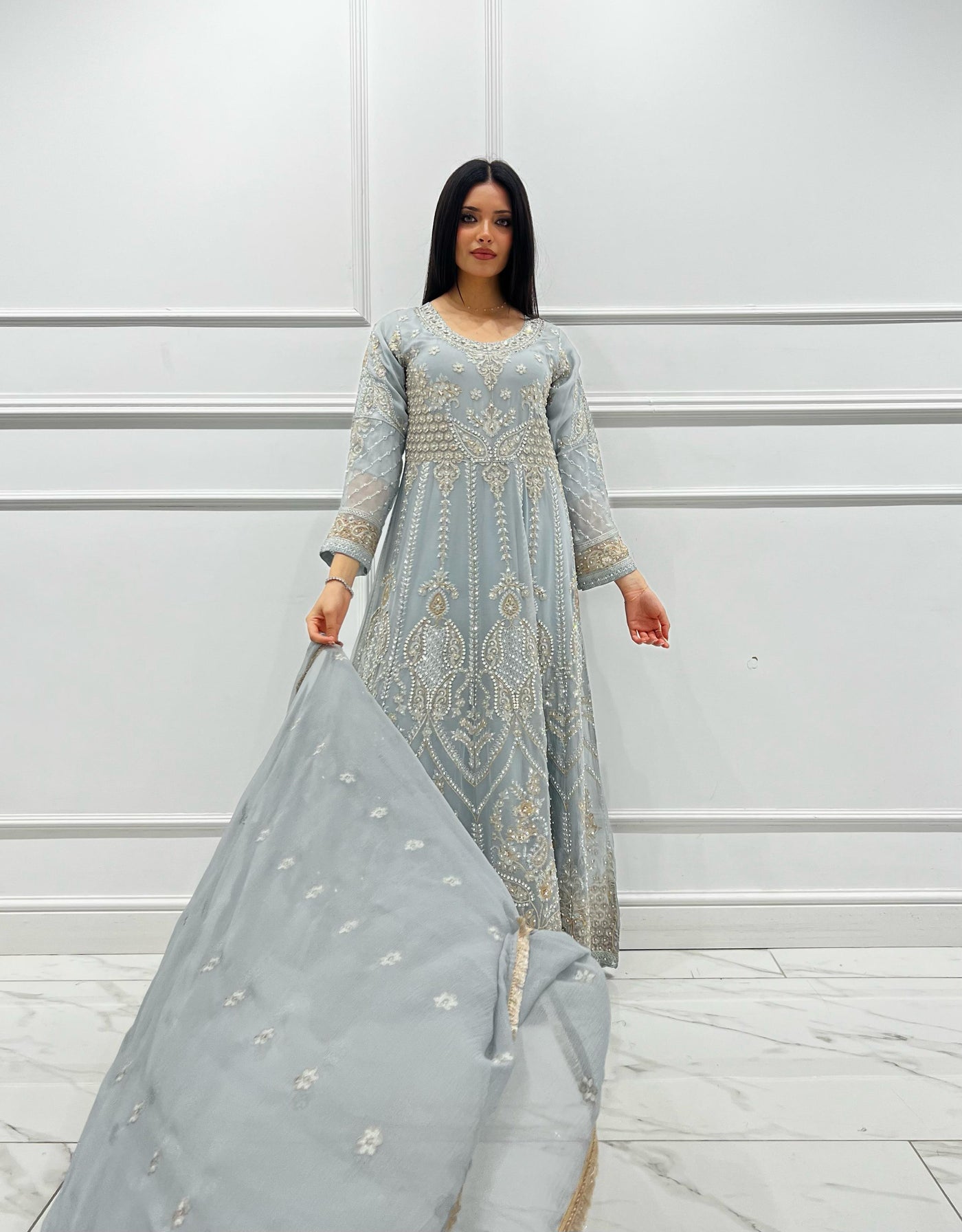 Shaz1835 - Readymade - Chiffon - Mummy n Me Outfit - Memsaab Online