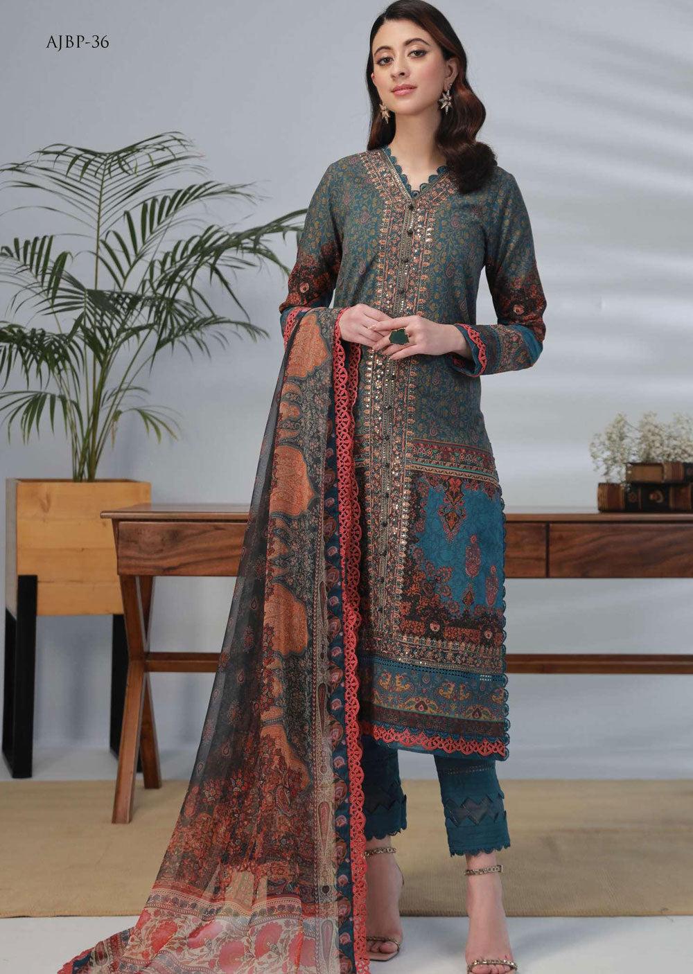 AJT-36-R - Readymade - Asim Jofa Prints Collection Vol 2 2023 - Memsaab Online