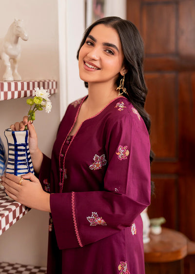 MAYAH- Readymade 3 Piece Cotton Suit - Memsaab Online