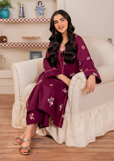 MAYAH- Readymade 3 Piece Cotton Suit - Memsaab Online