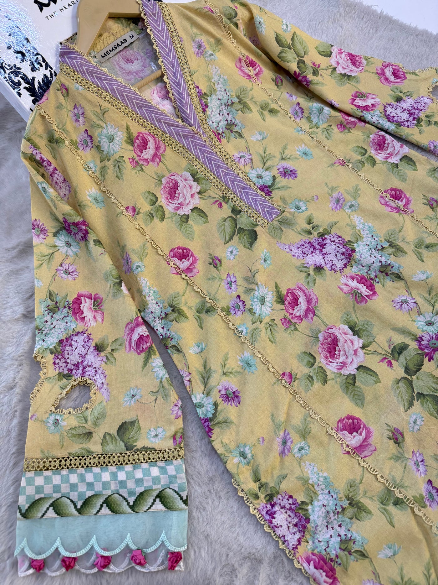 ELFECD-05-B-Saffrose-Readymade-Elaf Prints Collection 2025 - Memsaab Online
