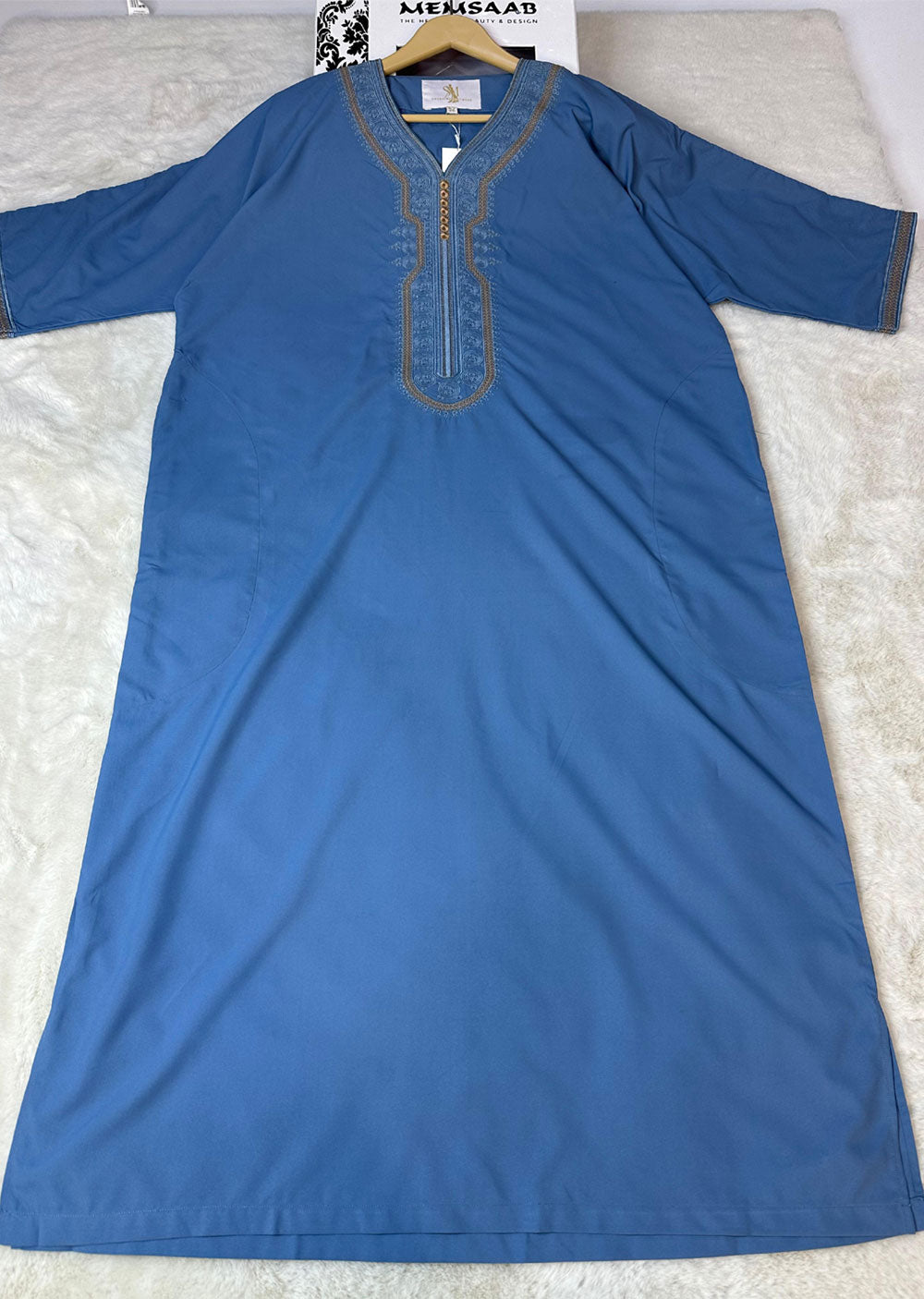 ASM37 Mens Moroccon style thobe - Memsaab Online