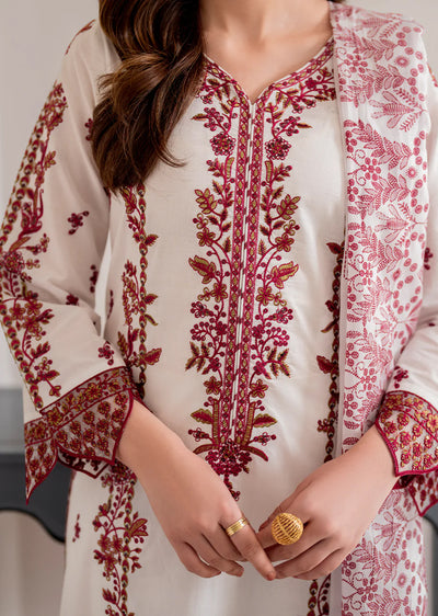 Sharjeena- Readymade 3 Piece Cotton Suit - Memsaab Online