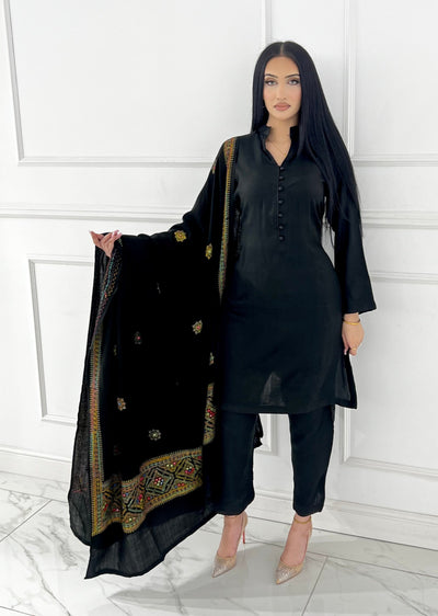 SMRF-19 -Readymade luxury wool Suit 2025 - Memsaab Online