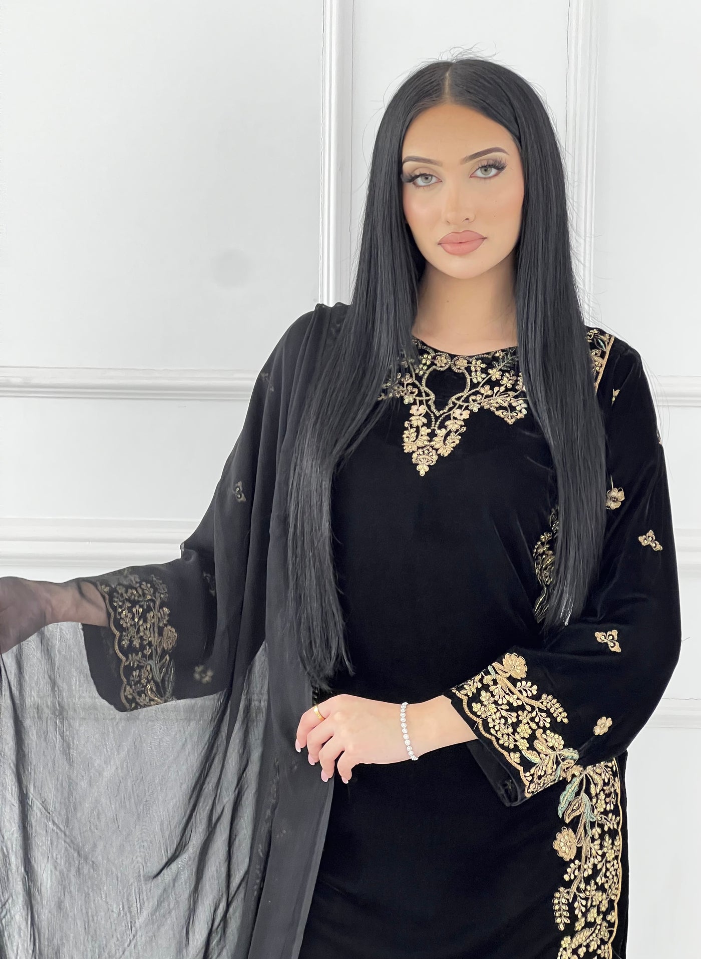 BPH-205 - Readymade Velvet Suit - Memsaab Online
