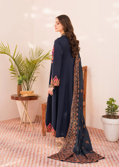 Shireen - Readymade 3 Piece Garnet Suit - Memsaab Online