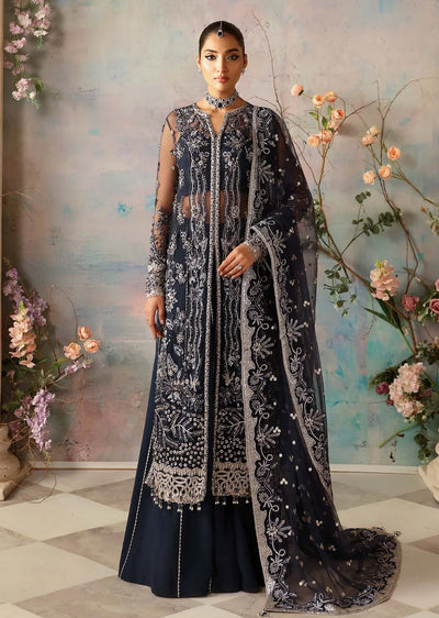 AKB-1539 - Azur - Unstitched - Aleia Luxury Formals by Akbar Aslam 2024 - Memsaab Online